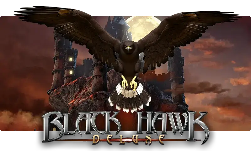 black hawk deluxe: logo slot